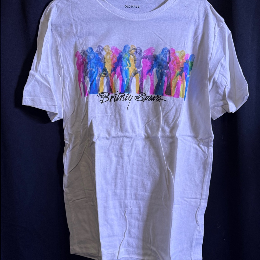 Old Navy Womans Multicolor Graphic T-Shirt Britney Spears